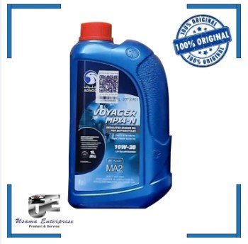 Adnoc Voyager MPX4,10W-40, Fully Synthetic motorcycle engine oil 1 litre